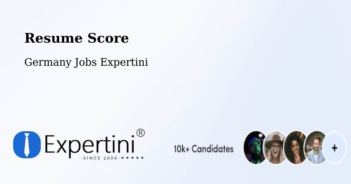 Resume Score & Job Description Match Tool – Östringen - Germany Jobs Expertini