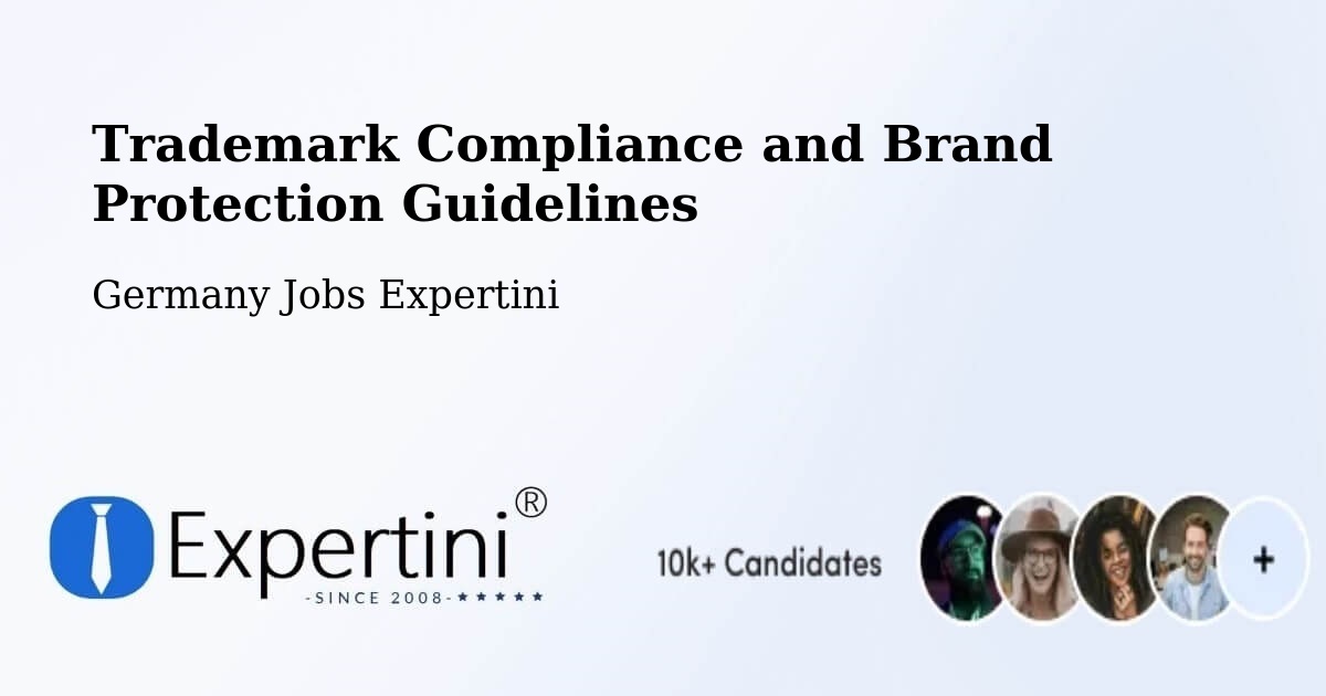 Trademark & Brand Protection Guidelines – Östringen - Germany Jobs Expertini